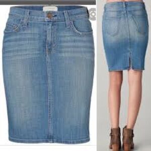 Current Elliot Stiletto Denim Pencil Skirt